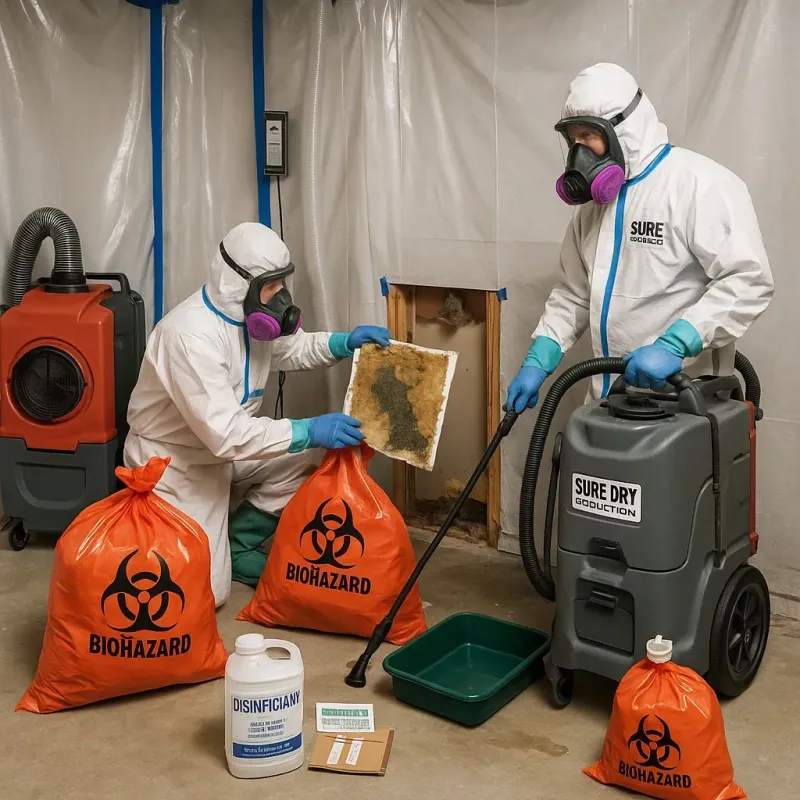 Contaminated Water Handling Protocols process in Alma, GA
