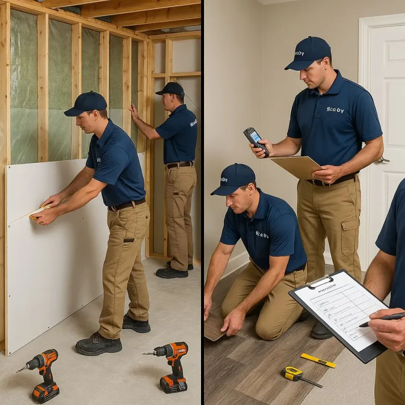 Repairs and Reconstruction process in Alma, GA